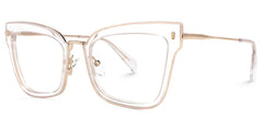 Tashawna Cateye Clear Glasses | Zeelool Glasses