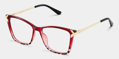Mia translucent square Frame glasses Online | ZEELOOL