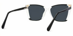 Clear Frame Glasses With Black Sides For Women