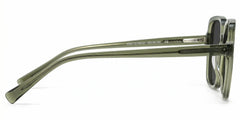 Square Green Eyeglasses- Ember Acetate Frame Glasses