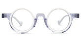 Round Glanton White Glasses deals -Zeelool Glasses