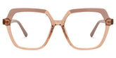 Norah Geometric Beige EyeGlasses and Glasses Frames