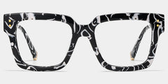 Caius Two-tone Frame Glasses with Square Frame Online | ZEELOOL
