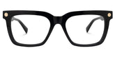 Rectangle Tiarra Black Glasses deals -Zeelool Glasses