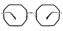 Geometric Griffith Black Frame Glasses for Sale | Zeelool