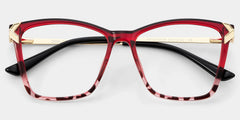 Mia translucent square Frame glasses Online | ZEELOOL