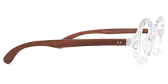 Charlie Round Clear Frame Glasses | Zeelool Optical