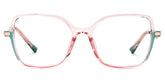 Rendon Square Pink Glasses