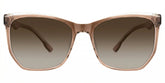 Libby Geometric Brown Thin Frame Glasses | Zeelool