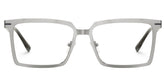 Sharma Rectangle Gold Color Metal Eyeglasses for Men