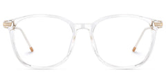 Clear Greene Square Eyeglasses and Glasses Frames