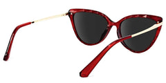 Lucas Cateye Red Sunglasses | Zeelool Glasses
