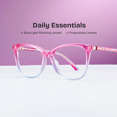 Gage Butterfly Pink Color Frame Glasses for Women | Zeelool