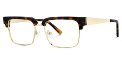 Tortoise Browline Frame Glasses - Gerena on Sale | Zeelool