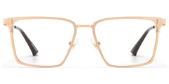 Finn Eyeglasses in Rectangle Gold Frame | Zeelool