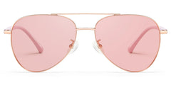 Paige Aviator Rose-Gold Glasses | Zeelool Glasses