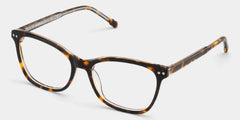 Marigold tortoise rectangle eyeglasses Online | ZEELOOL