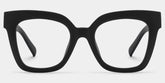 Malcolm Square Matte Black Glasses with Prescription
