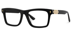 Men's Black Eyeglasses With Rectangle Shape