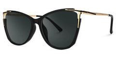 Yomary Black Cateye Frame Sunglasses | Zeelool Optical