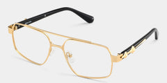 Sterling Eyeglasses in Aviator Gold Frame | ZEELOOL