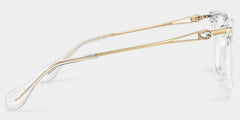Westley thin clear frame glasses with Butterfly Frame Online | ZEELOOL
