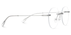 Hexagonal Rimless Glasses For Women