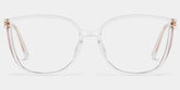 Rodz Square Clear Frame Glasses | Zeelool Optical
