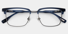 Audrey Blue Browline Glasses Frames for Men | ZEELOOL