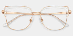 Samson Clear Square Glasses With Adjustable Nose Pads Design