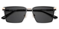 Finn Eyeglasses in Rectangle Black Frame | Zeelool