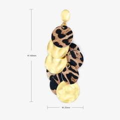 Earrings Accessories For Glasses in Leopard Color
