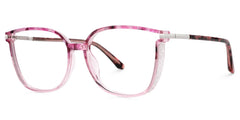 Rodz Pink-Floral Eyeglasses and Designer Glasses Frame