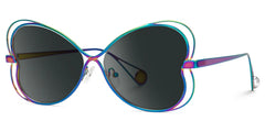 Designer Aretha Sunglasses in Metal Full-Frame