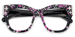 Designer Minfia Eyeglasses Black Frames Glasses