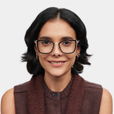 Juniper Eyeglasses in Square Black Frame | Zeelool