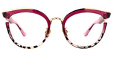 Laraine Cat Eye Red Tortoise Glasses | Zeelool Optical