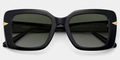 Neon Square Black Polarized Sunglasses
