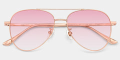 Cher Metal Rose Gold Aviator Sunglasses | ZEELOOL x Prabal Gurung