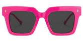 Square Pink Eyeglasses- Gilberto Acetate Frame Glasses