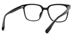 Oglesby Square Blue Light Blocking Glasses Black Frame | Zeelool