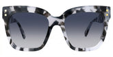 Minguela Square Gray-Tortoise Eyeglasses and Acetate Frames