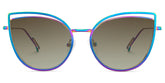 Spivey Cateye Metal Full Frame Eyeglasses | Zeelool