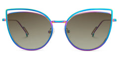 Spivey Cateye Metal Full Frame Eyeglasses | Zeelool