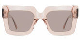 Brandon Beige Eyeglasses and Square Wide Frames