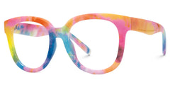 Rainbow Square Frame Glasses - Harrell on Sale | Zeelool