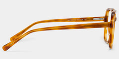 Kenneth Square Beige Tortoise Shell Glasses | ZEELOOL