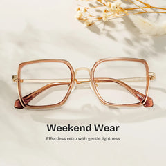 Shane Brown Frame Glasses with Square Frame Online | ZEELOOL