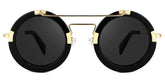 Martis Round Black Sunglasses | Zeelool Glasses