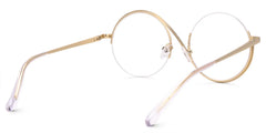 Flozif Round Rainbow Glasses in Semi-Rim | Zeelool